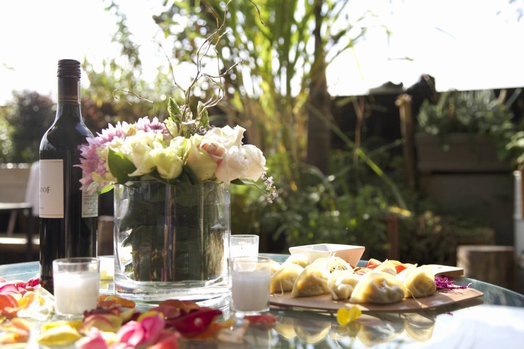 simple event setup living room